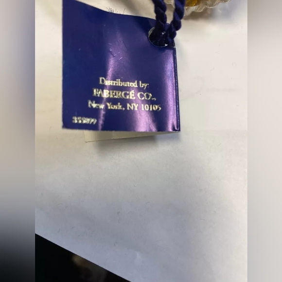 Feberge Classic Parfum .25 fl oz Blue Jewel & Velvet Pouch - Picture 4 of 4